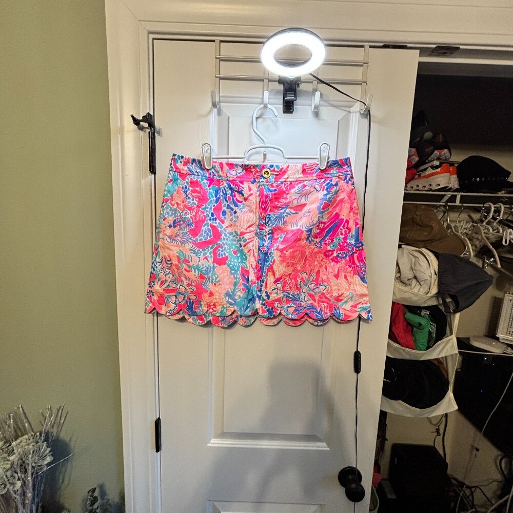 NWT Lilly Pulitzer Women's Size 6 Colette Skort Light Pascha Pink Aquadesiac